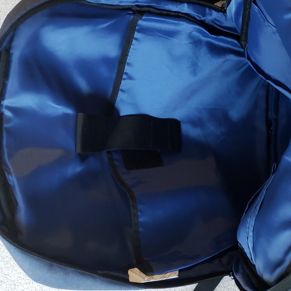 Hewlett-Packard Gray Blue Computer Backpack - image 6